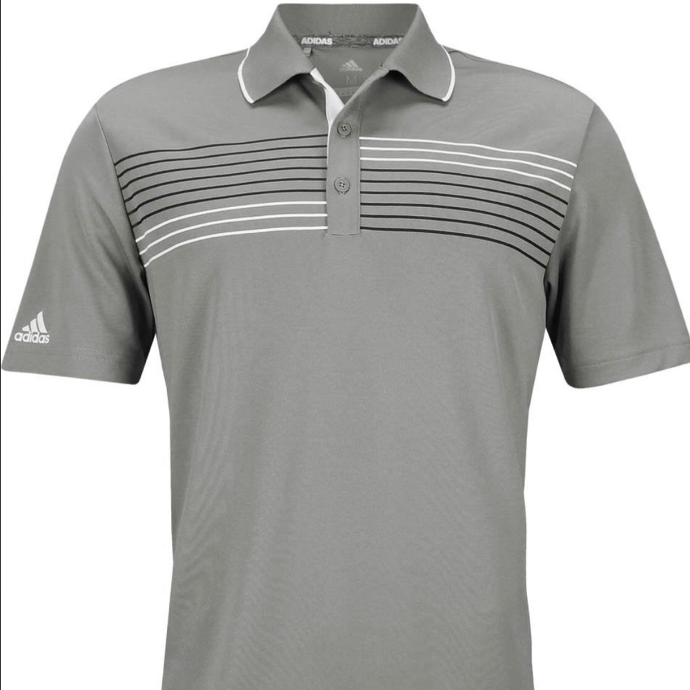 Adidas Men’s Golf Chest Print Polo